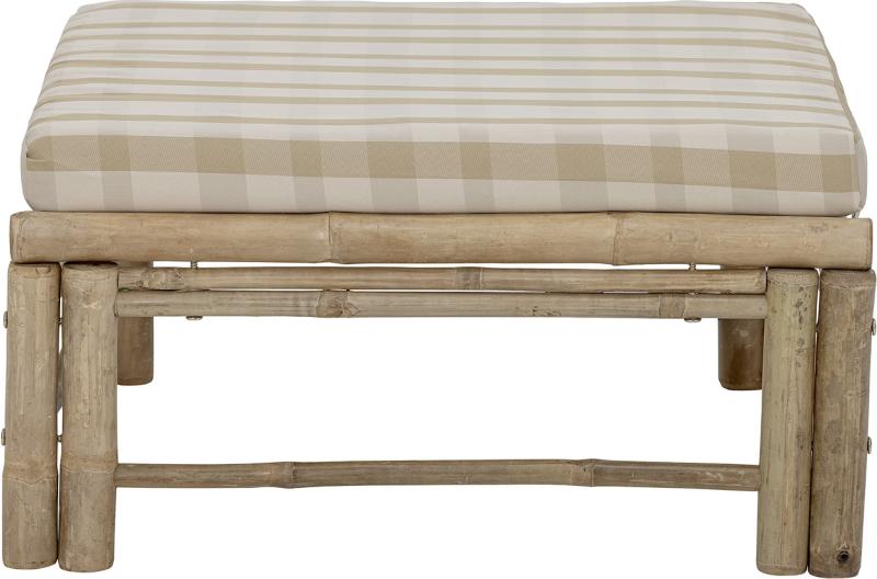 Udendørs Pouf Bloomingville Korfu Bambus Fodskammel Natur 72   72   30