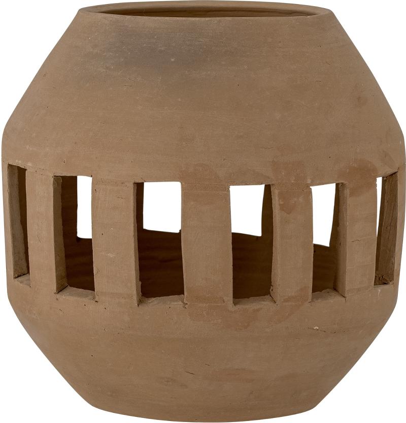 Udendørs Lanterne Bloomingville Brina Terracotta ø23xh23   Orange