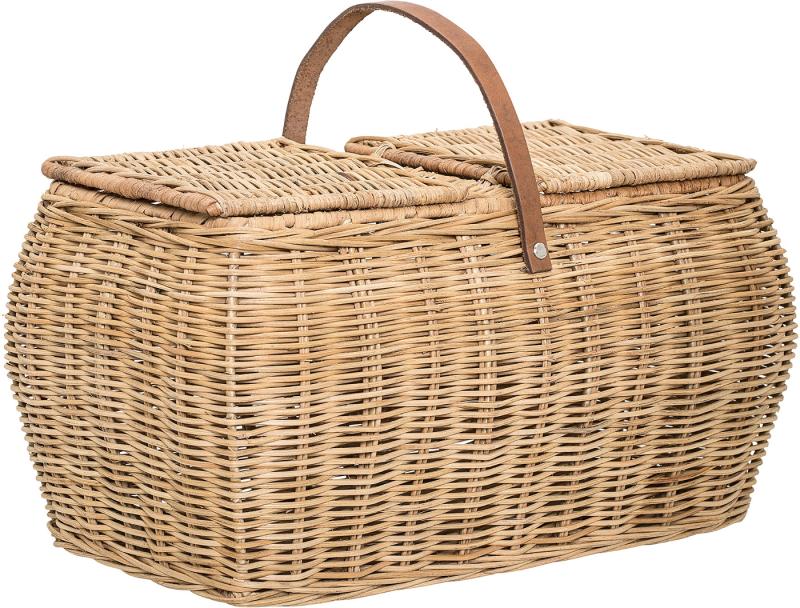 Kurv Opbevaringskurv Rattan Bloomingville Nordic Natur 44x26x26