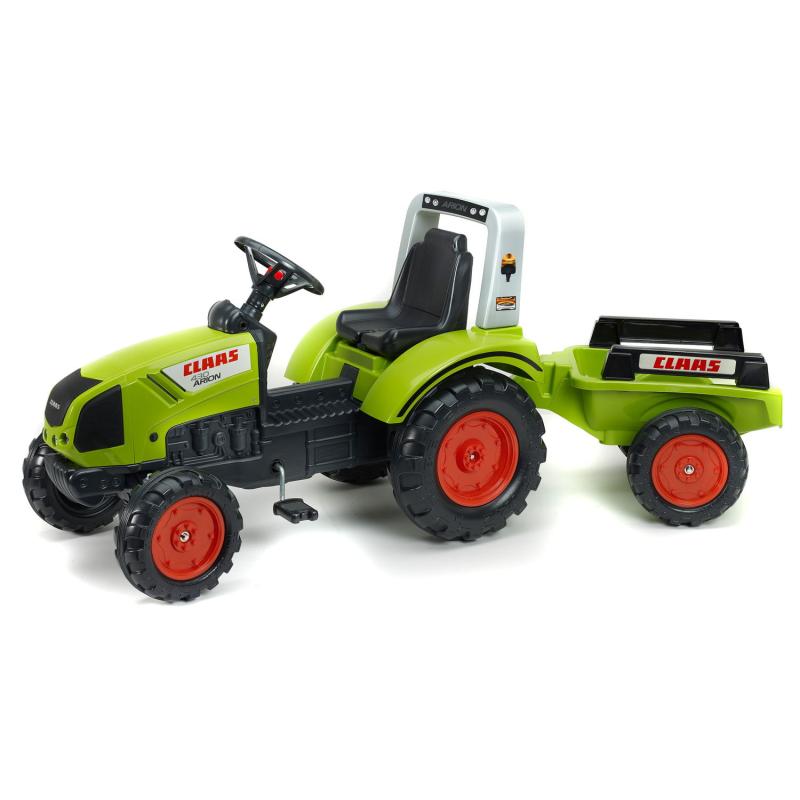Claas Pedaltraktor med Trailer - Sjov til Udeliv!