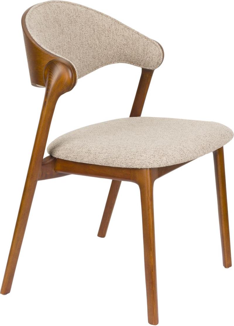 Elegant spisebordsstol i lysgrå fra Dutchbone - Rabat!