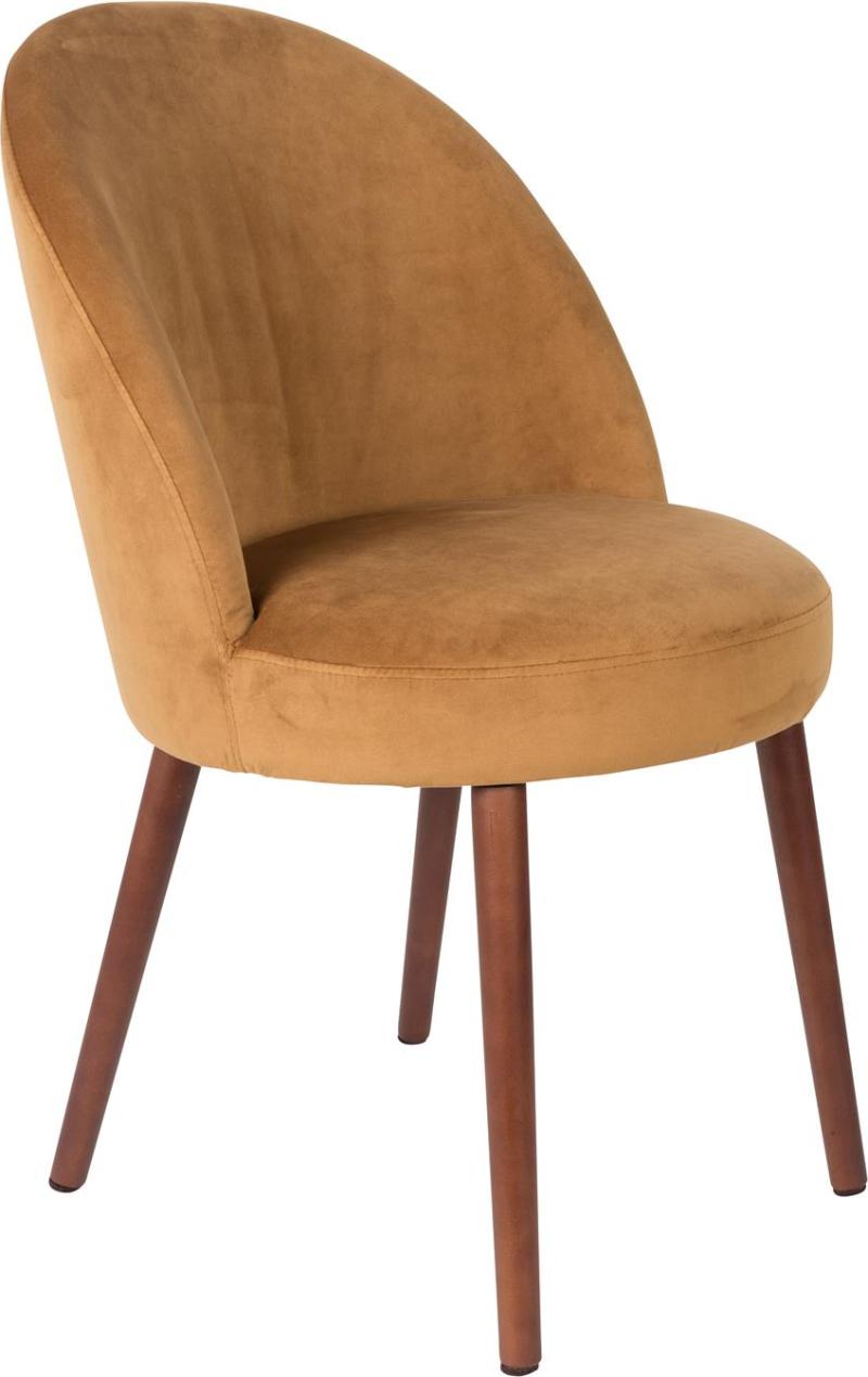Vintage Kastanjebrun Spisebordsstol fra Dutchbone