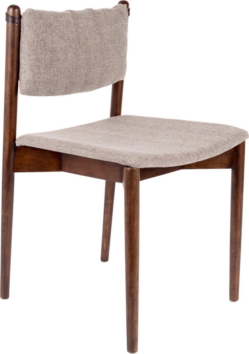 Elegant spisebordsstol i stenlysgrå fra Dutchbone