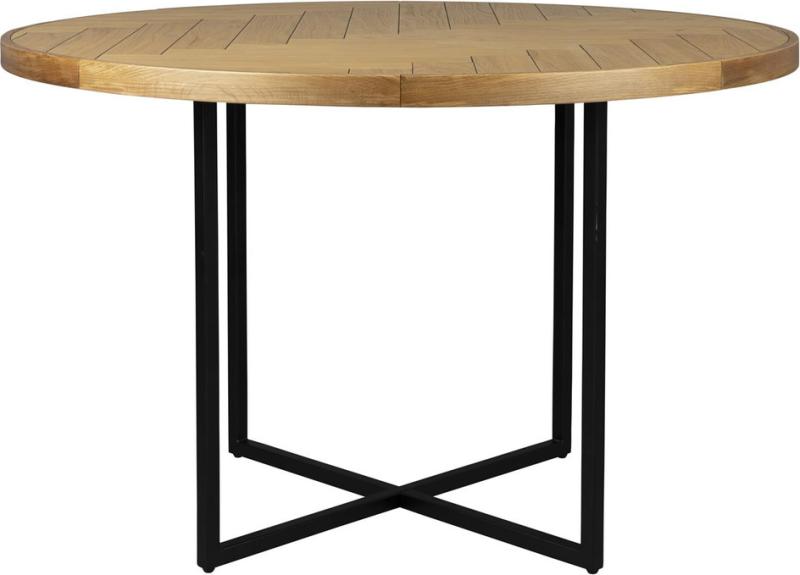 Rundt Spisebord fra Dutchbone - Elegant Akaciefinér Design
