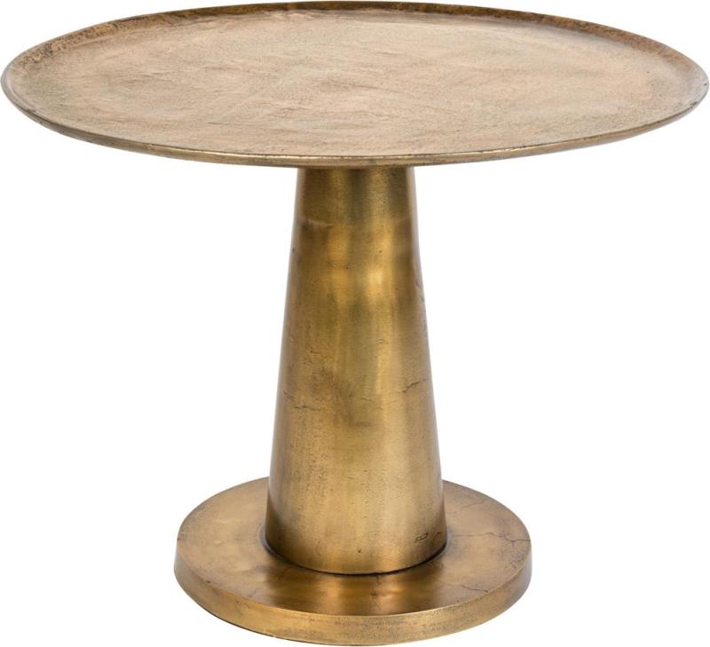 Elegant Sidebord i Aluminium - Dutchbone Brute, Mørk Sand
