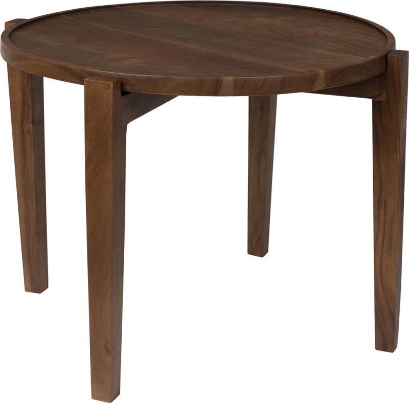 Rundt Sofabord Dutchbone Shane   Akacietræ Kaffe-brun ø59   H40   Vintage