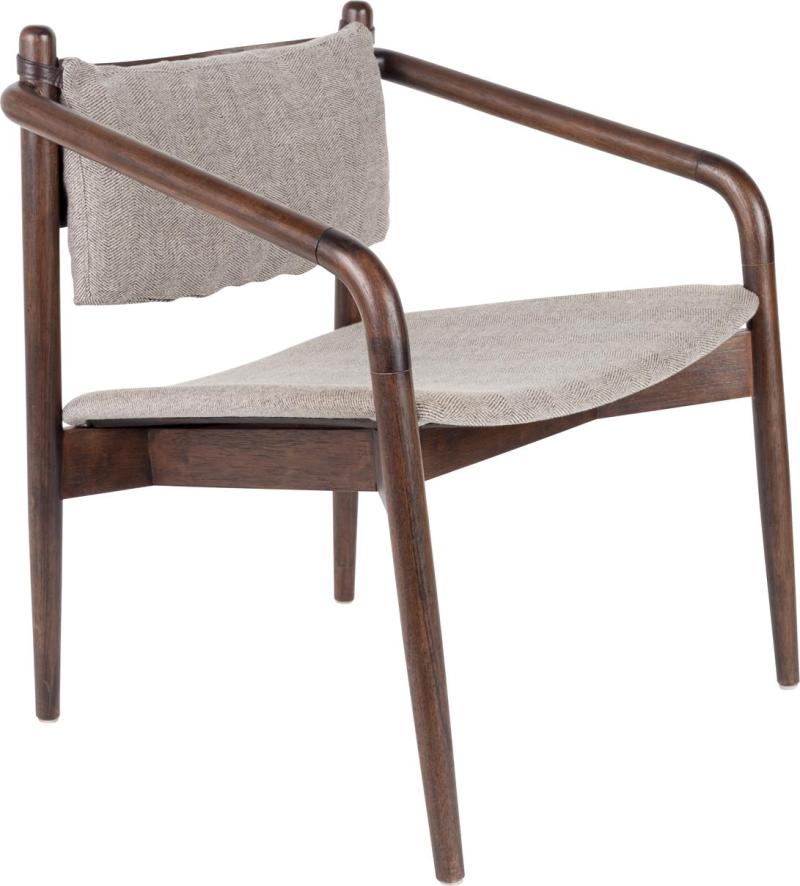 Loungestol Dutchbone Torrance i Mudderbrun Polyester