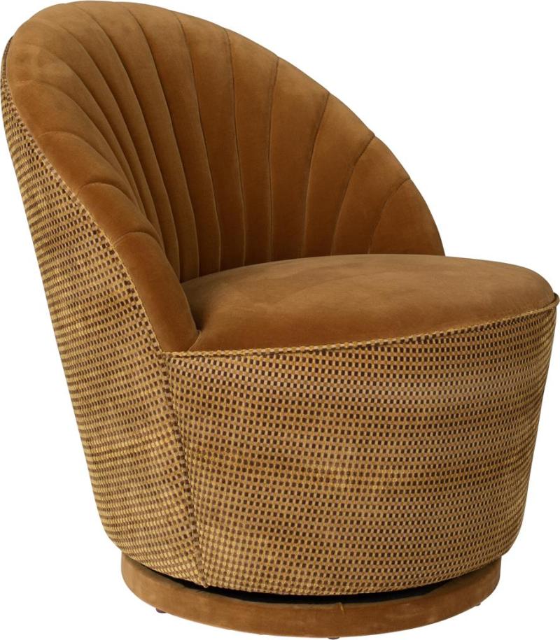 Loungestol Dutchbone Madison - Valnøddebrun Elegance