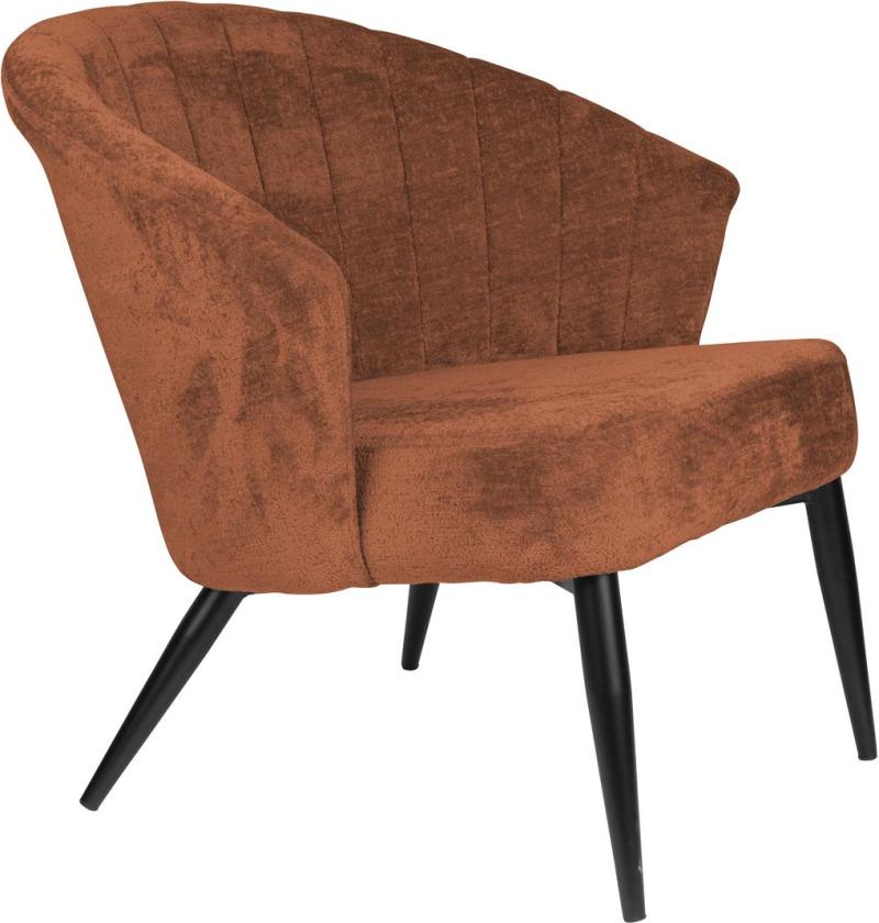 Loungestol Dutchbone Georgia - Elegant Valnød og Birketræ