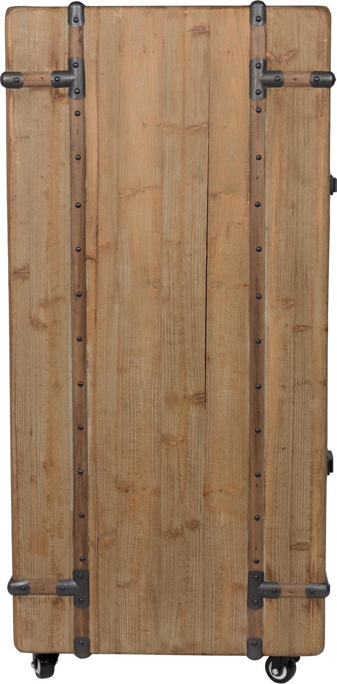 Vinskab Dutchbone Lico Nougat Grantræ Jern Med Skuffe H109   B50   D50   Vinreol