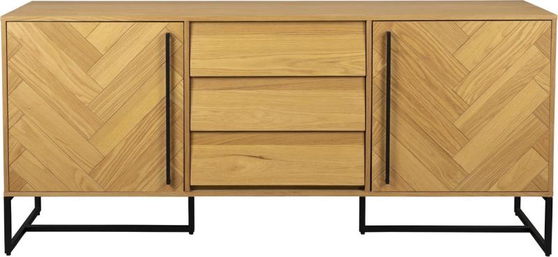 Elegante Dutchbone Class Skænk i Mørk Sand - Unik Design