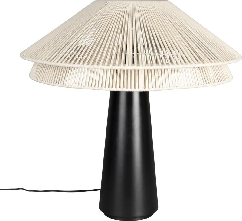 Moderne Retro Bordlampe i Antracit fra Dutchbone