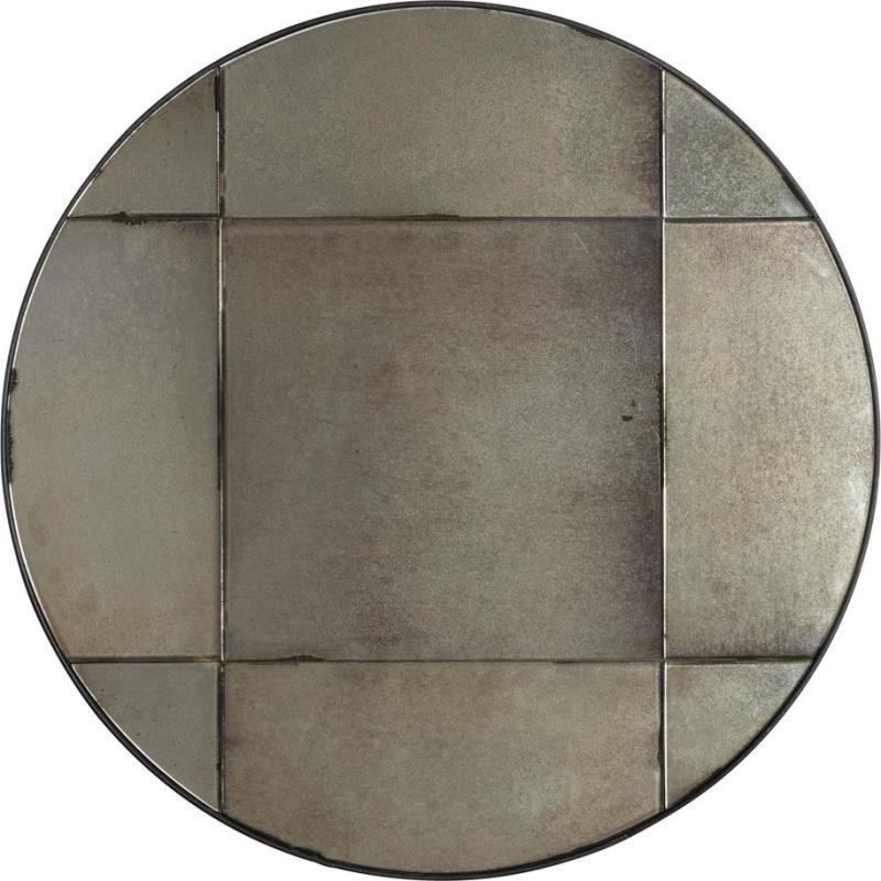 Rundt Vægspejl Dutchbone Mado Ø60 cm - Antik Sort Finish