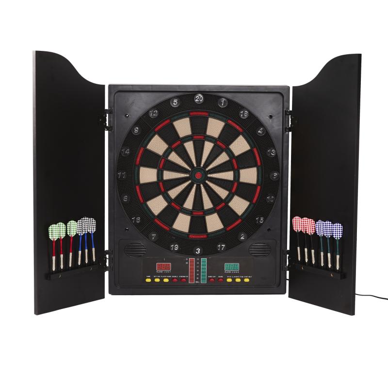 Dartskive Elektronisk   Dartskab Med Dartpile Nordic Games