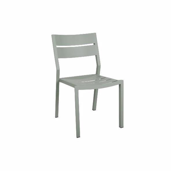 Delia Stabelstol Dusty Green Havestole Brafab Enggården Havemøbler