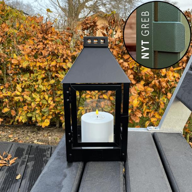 A2 Living Sort Lanterne Mini  Outdoor Deluxehomeart Led Lys