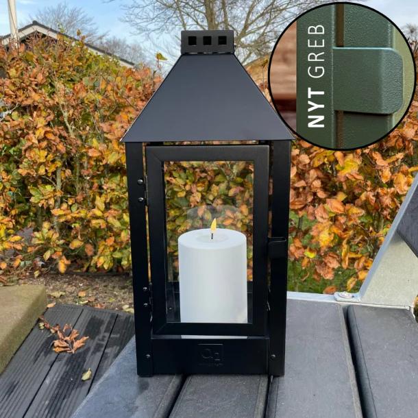 A2 Living Sort Lanterne Midi  Outdoor Deluxehomeart Led Lys