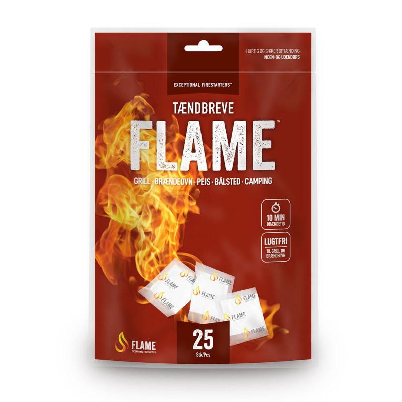 Flame Tændbreve 25 Stk Pose