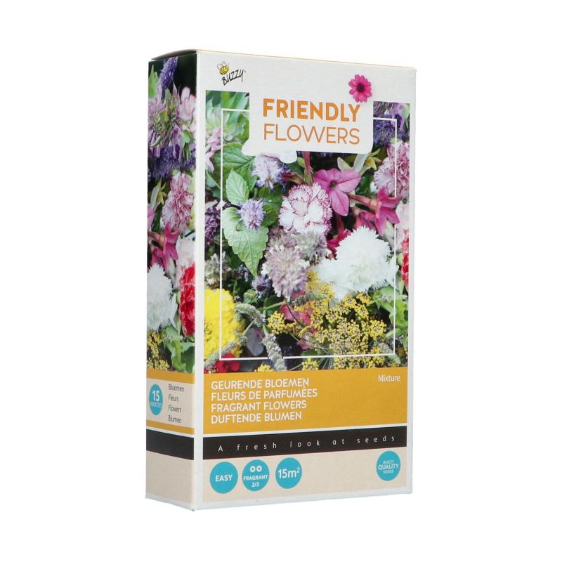 Friendly Flowers Blomsterblanding Frø Duftende Blomster