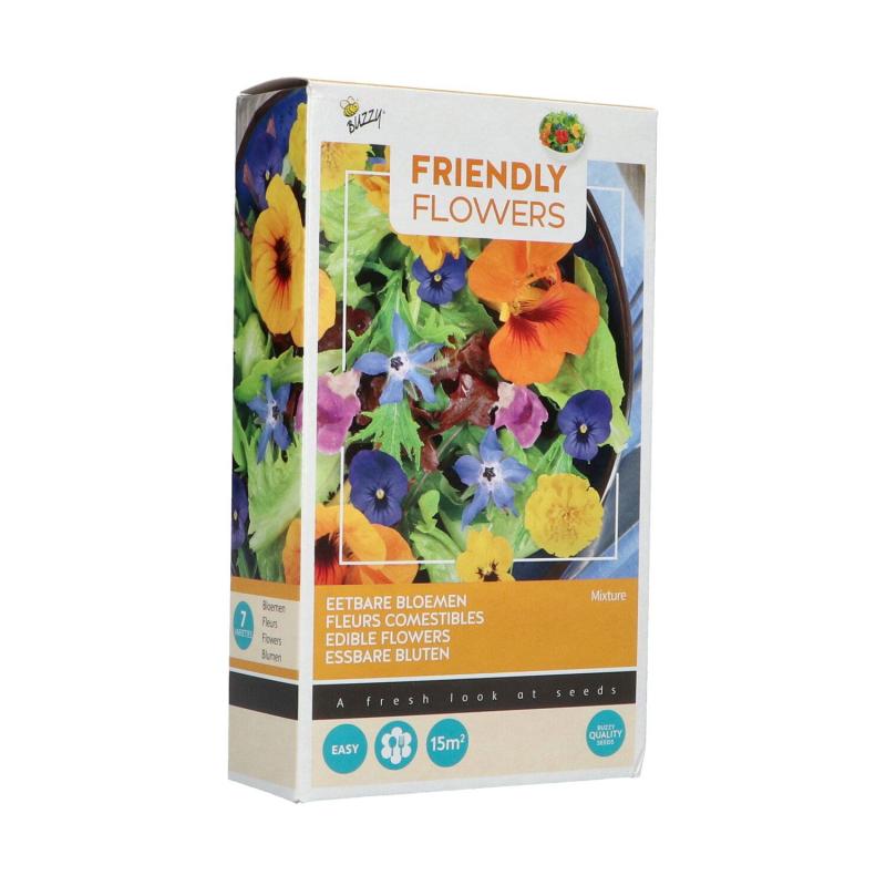 Friendly Flowers Blomsterblanding  Spiselige Blomster 15 M2