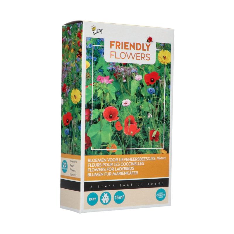 Friendly Flowers Blomsterblanding Til Mariehøns 15 M2