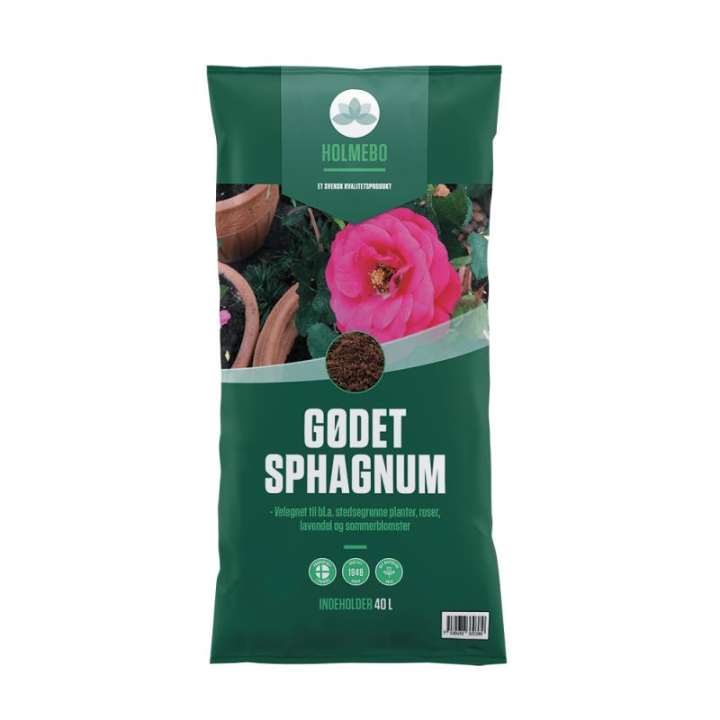 Gødet Sphagnum 40 Liter