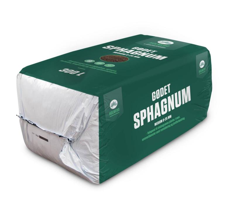 Gødet Sphagnum - 25mm, 300 Liter - Optimal Vækst!