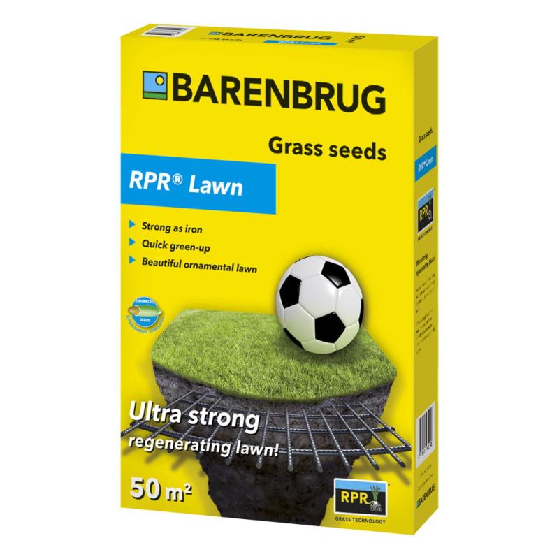 Selvhelende Græsfrø Barenbrug RPR Lawn - Stærk Plænegræs