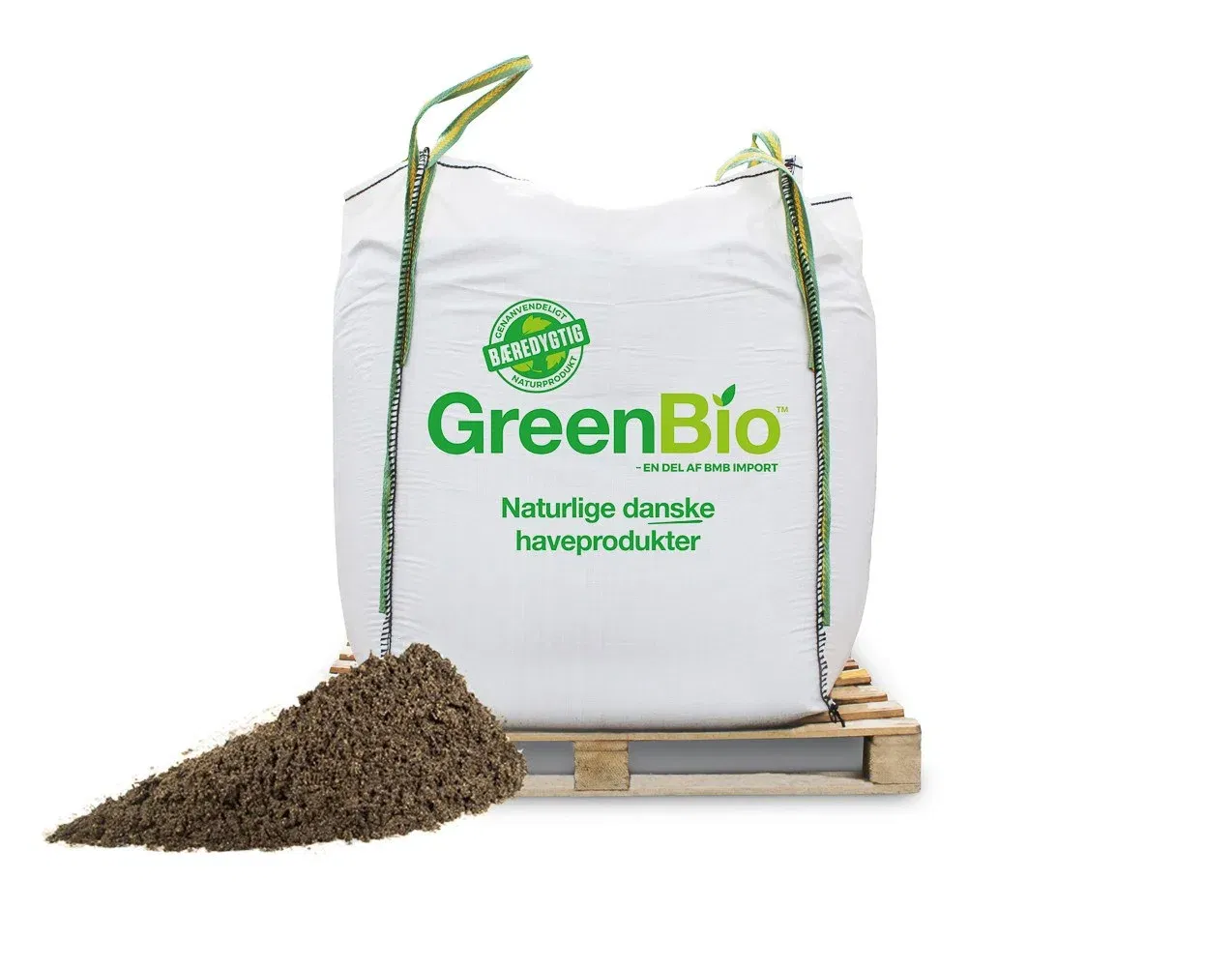Greenbio Topdressing Til Leret Jord Bigbag   1000 Liter