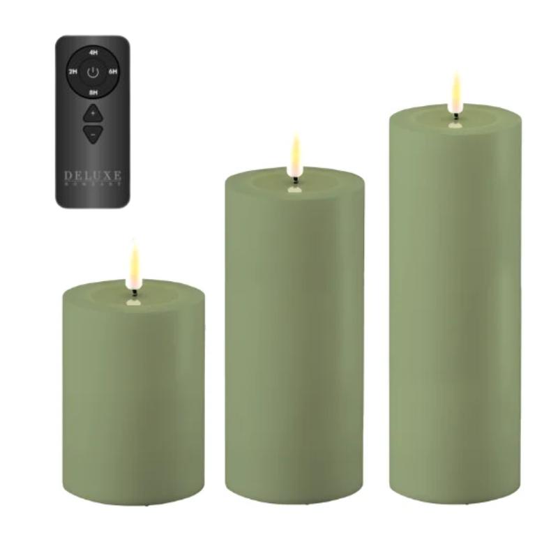Deluxe Homeart Grønt Outdoorsæt     Fjernbetjening