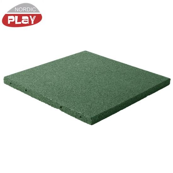 Gummiflise 500   500   30   Grøn Nordic Play Active
