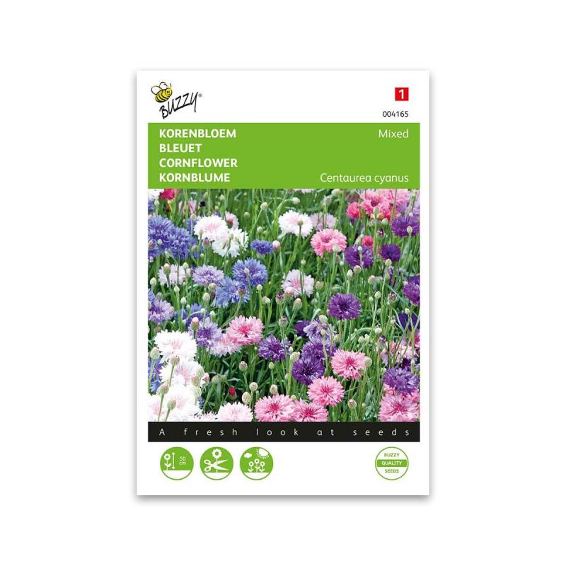 Kornblomst Frø  Double Flowered Frø Mix