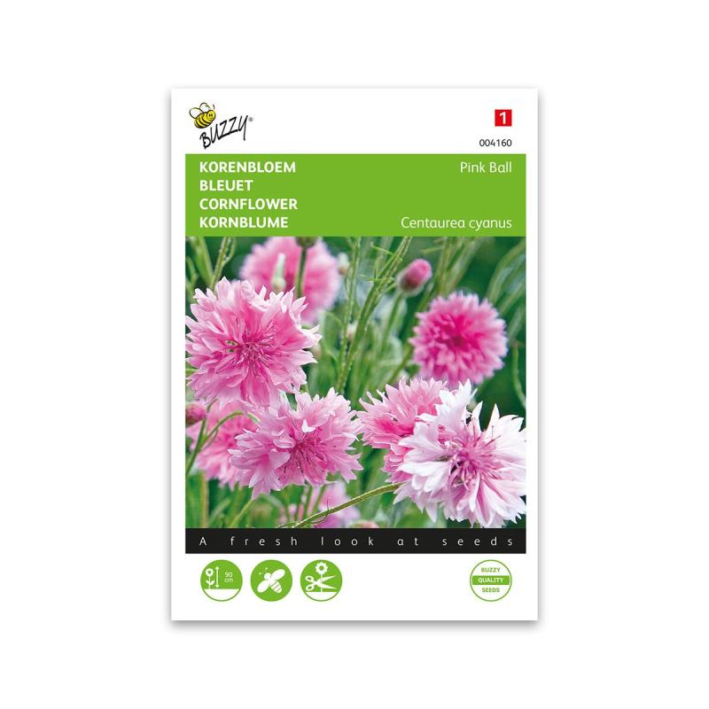 Kornblomst Pink Ball Frø