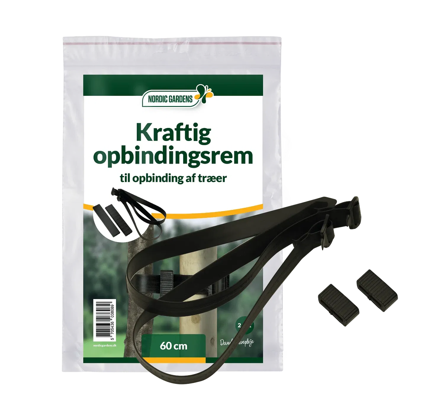 Kraftig Opbindingsrem til Træer - 60 Stk fra Nordic Gardens