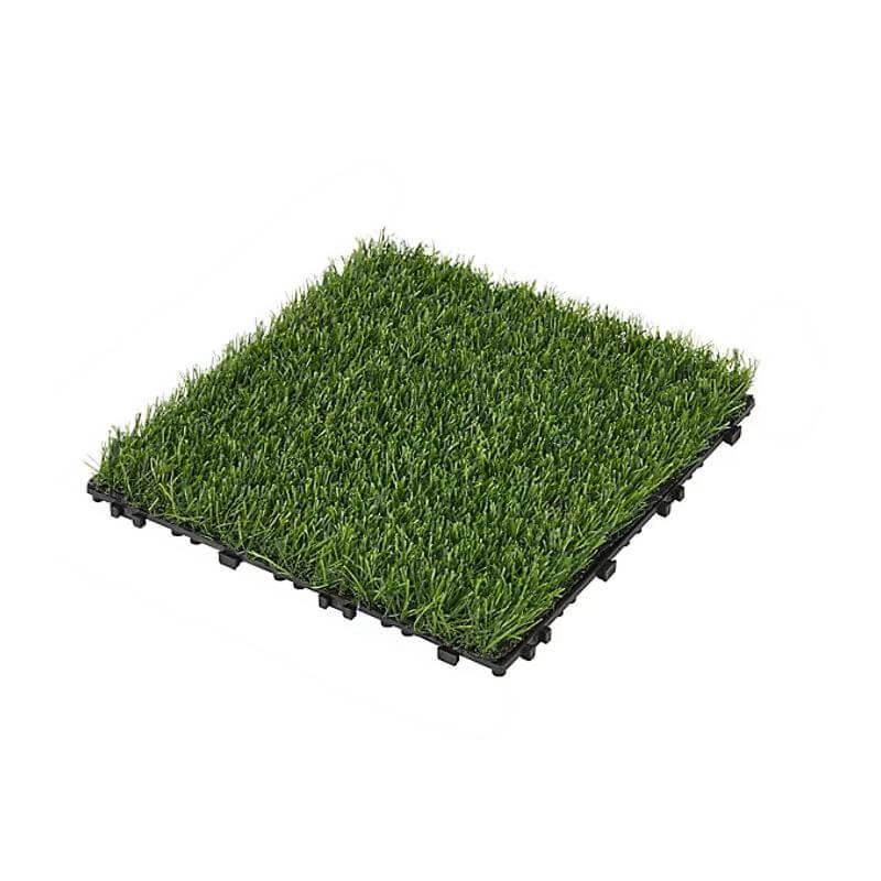 Kunstgræs Flise 30 x 30 cm - Vedligeholdelsesfrit Græsområde