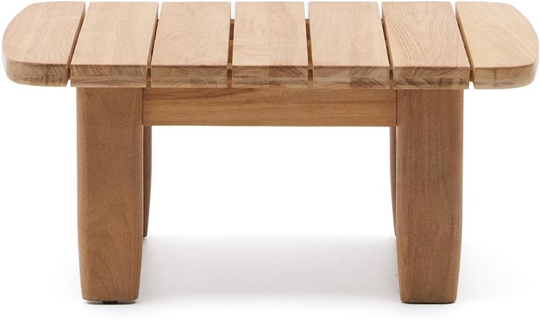 Sidebord Kave Home Tirant Udendørs Teak Sofabord 70 70 33