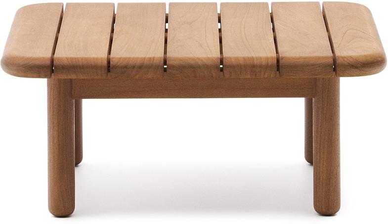 Udendørs Side-   Loungebord Kave Home Turqueta   Massivt Teak Fsc-certificeret   70ã 70    H31