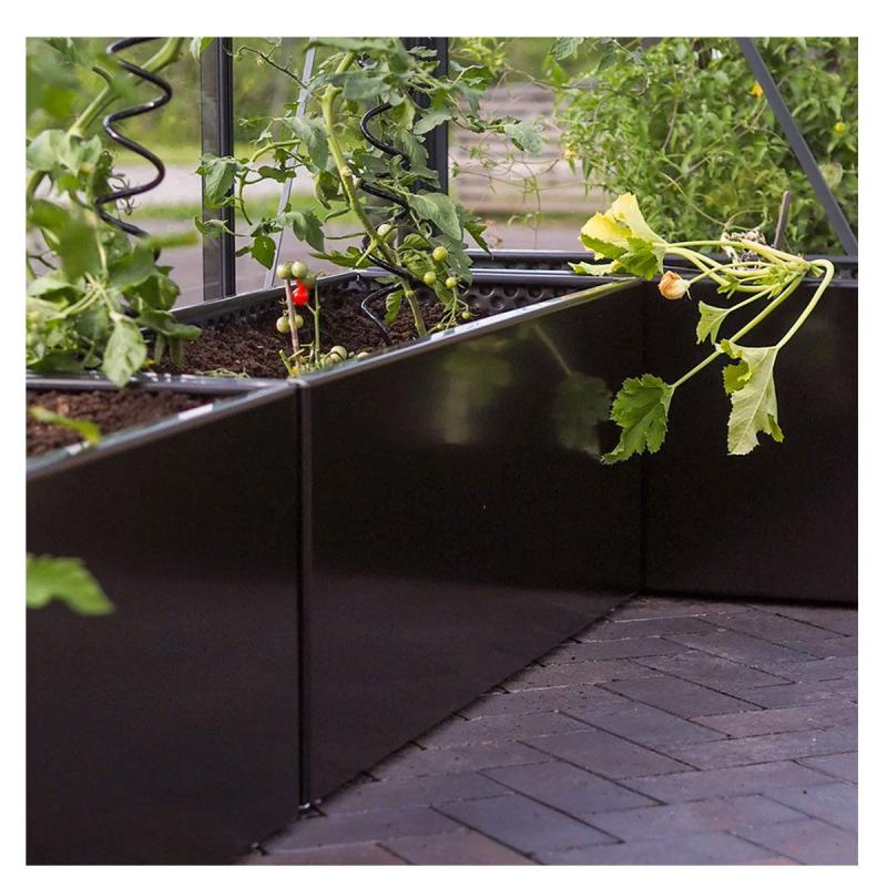 Land Black  Sort Plantekasse  Aflang 40   60   40
