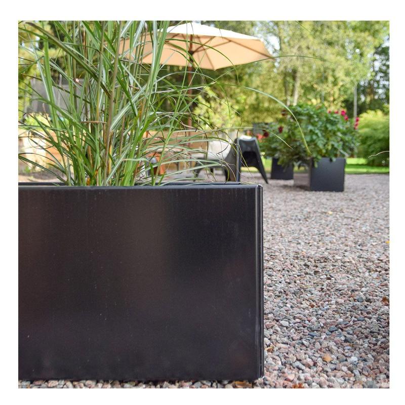 Land Black  Sort Plantekasse  Kvadratisk 40   40   40