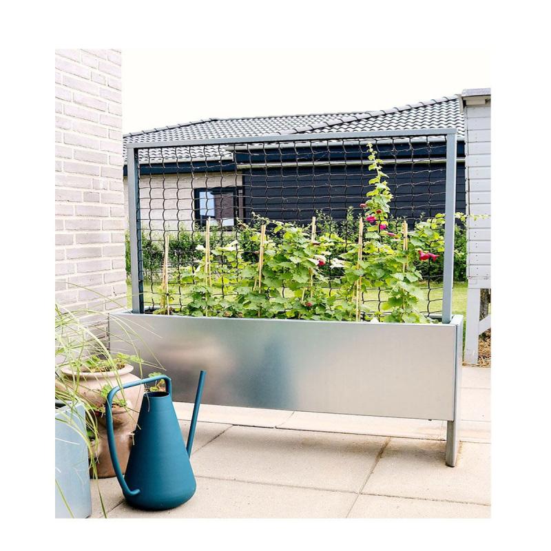 Elegant Plantekasse med Espalier - Galvaniseret Design 120 cm