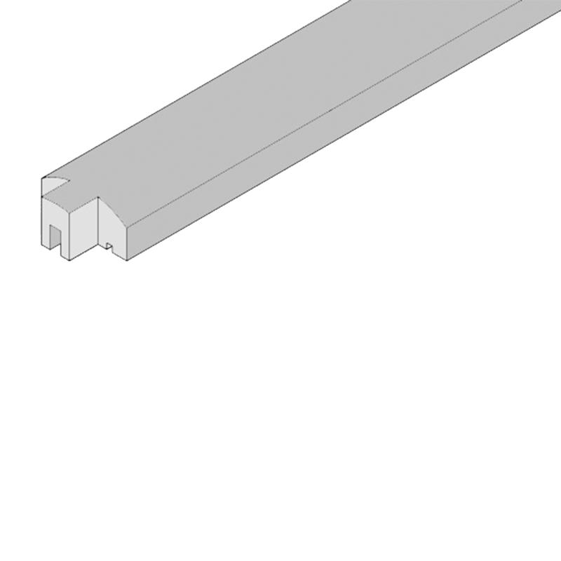 Lige Top til HORTUS Profilhegn - 200 cm Afslutning