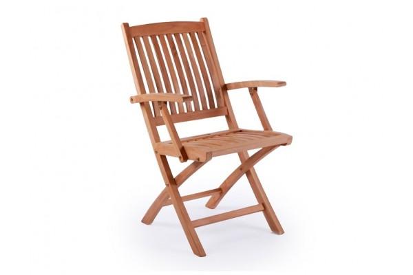Mia Teak Foldestol Armlæn
