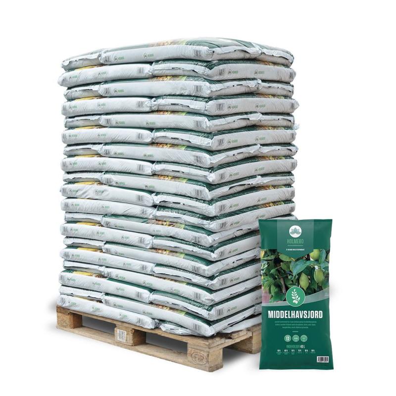 Middelhavsjord 42 Poser - Optimal Næring til Planter
