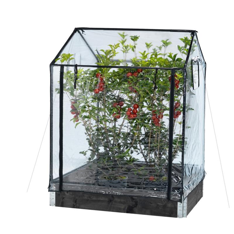 Høj Minidrivhus til Palleramme - Perfekt til Dine Planter