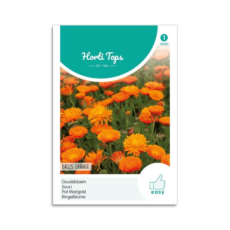 Morgenfrue Frø Quot Double Ball Orange Quot Horti Tops