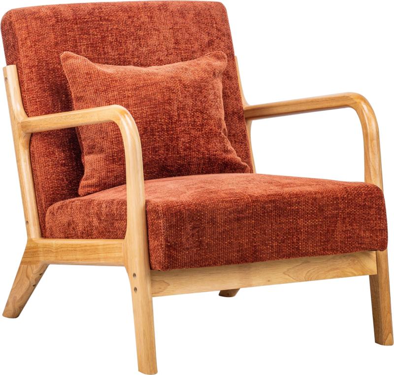 Loungestol Ohama i Rød - Skandinavisk Design fra Nordlys Furniture