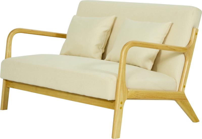 Entrébænk Ohama fra Nordlys Furniture med beige betræk
