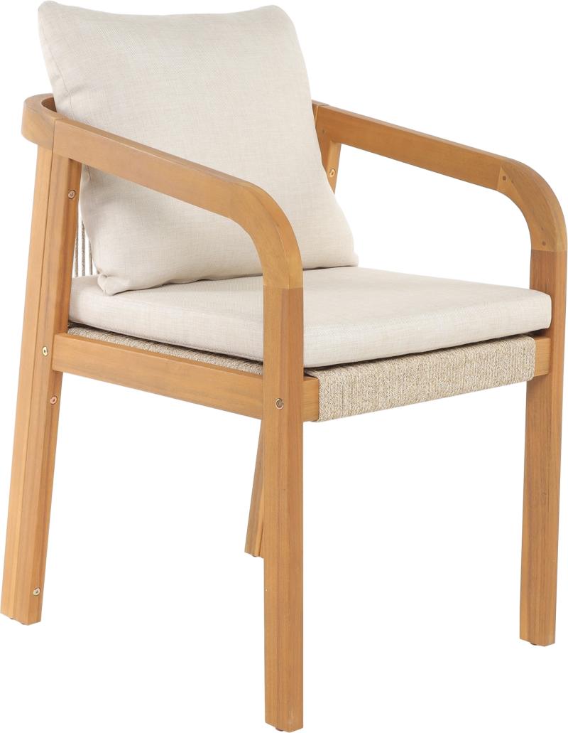 Udendørs Spisebordsstol i Beige Stof fra Nordlys Furniture