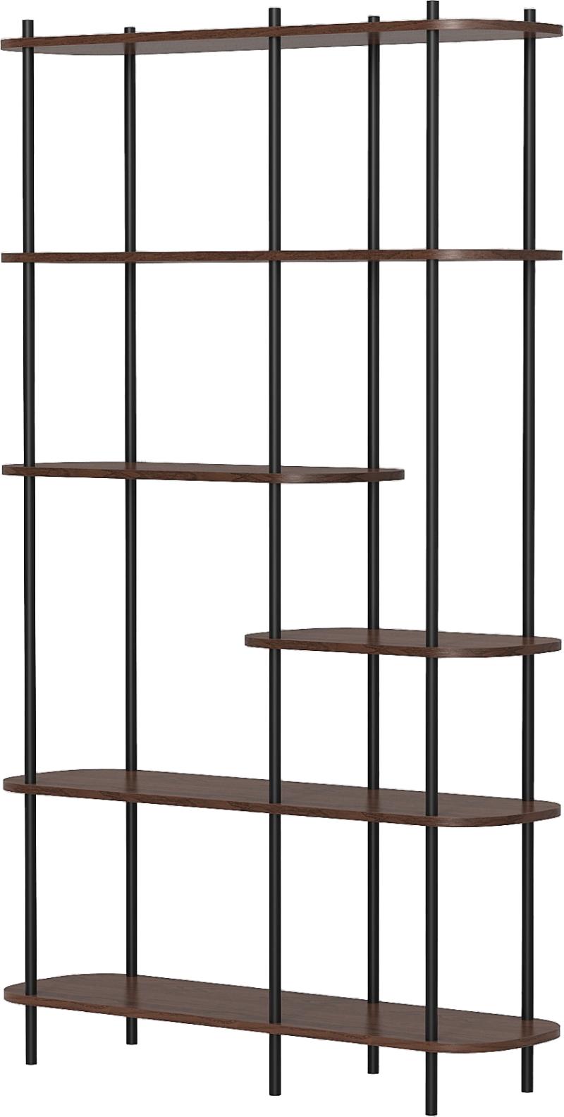 Reol Goteborg fra Nordlys Furniture - Natur Metal Trælook