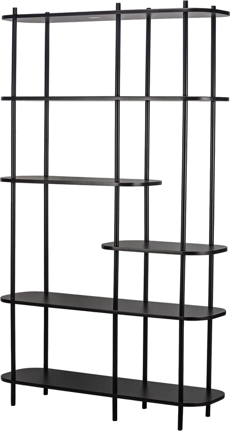 Opbevaringsreol i Sort Metal - Skandinavisk Designtilbud